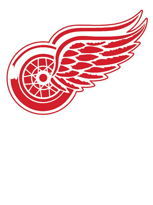 Detroit Redwings Hockey Decal - RED Vinyl Decal 5H" x 7L"