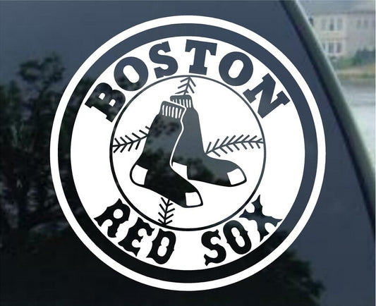 2 Boston Red Sox 12 inch Vinyl Decals