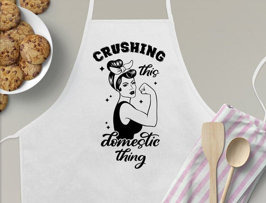 Crushing The Domestic Thing Apron