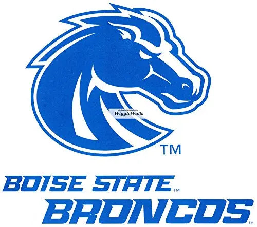 4 Inch Duster Bronco BSU Broncos Boise State University Logo Removable Wall Decal Sticker Art NCAA Home Room Decor 4 by 3 Inches WiggleWalls