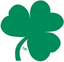 3 1/4 Inch Notre Dame Green Shamrock Logo Decal University of Notre Dame Fighting Irish ND Removable Wall Sticker Art NCAA Home Room Decor WiggleWalls