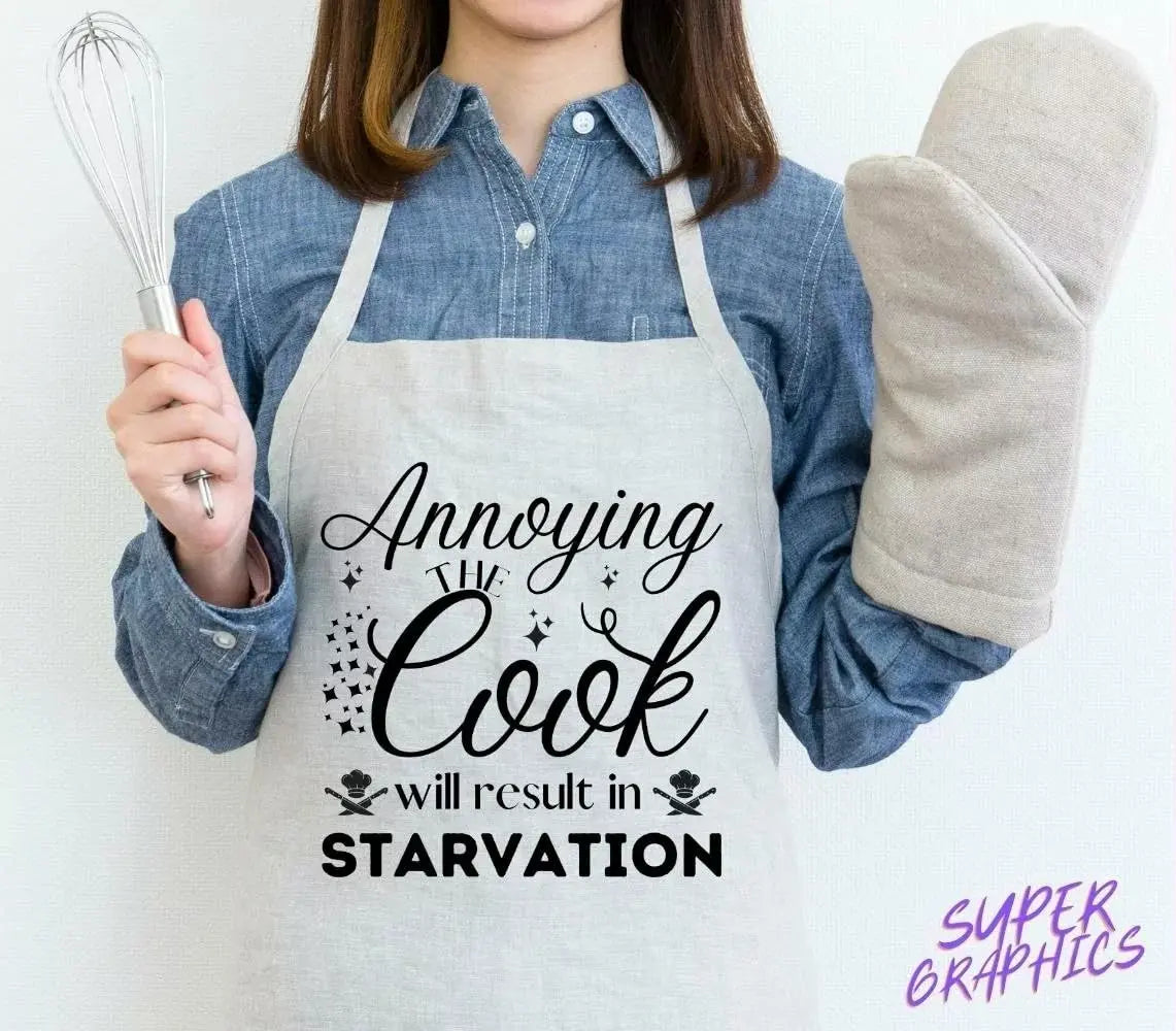 Apron Annoying The Cook Gift Creative Fun Appron Apparel BBQ Ware Creations Unlimited