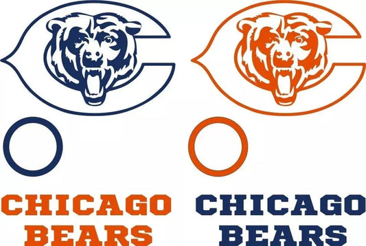 Chicago Bears Cornhole Decal Set Free Window Decals NFL New Creations Unlimited