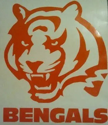 Cincinatti Bengals Cornhole Decal Set Free Window Decals NFL - Creations Unlimited