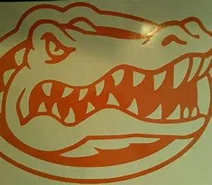 Florida Gators Cornhole Decals - 2 Cornhole Decals - Free Hole Decals - Free Window Decal Creations Unlimited