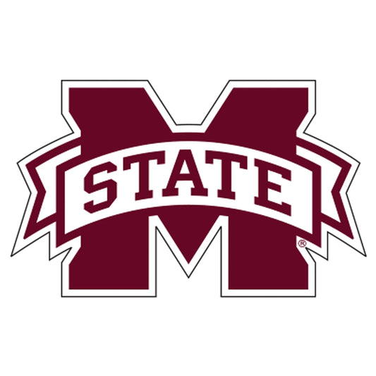 MISSISSIPPI STATE Large 12" Logo Cornhole Auto Decal Craftique