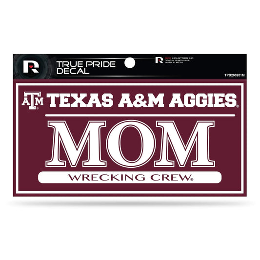 NCAA Rico Industries True Pride Family Member Decal, 4 x 6-inches, Texas A&M Aggies Rico Industries