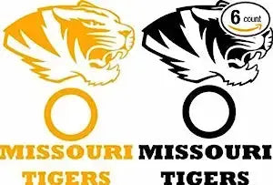 NEW Missouri Tigers MIZZOU Cornhole Set of 8 Vinyl Decal Stickers Bean Bag - 2 Free Window Decal Creations Unlimited