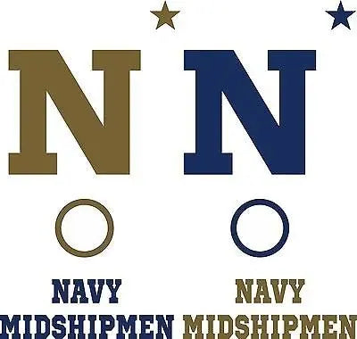 Navy Midshipmen Cornhole Decals - 6 Cornhole Decals - 2 Free Window Decals Creations Unlimited