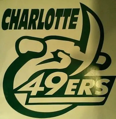 New Charlotte 49ers Cornhole Decals - 2 Cornhole Decals Creations Unlimited