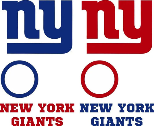 New York Giants Cornhole Decal Set Free Window Decals NFL Creations Unlimited