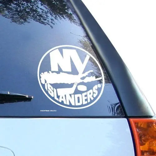 New York Islanders White 8'' Logo Decal WinCraft