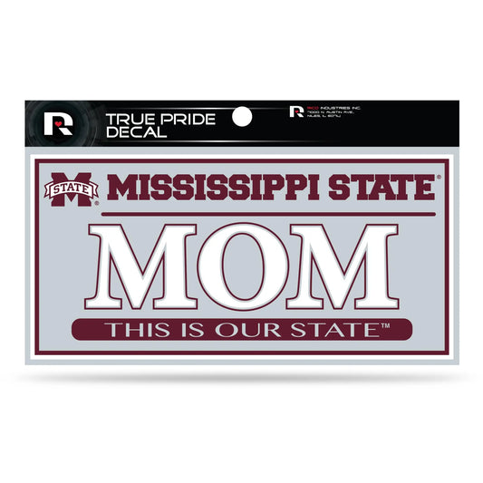 Rico Industries NCAA Mississippi State Bulldogs MOM Alternate 4.5" x 6" True Pride Decal Rico Industries