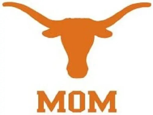 TEXAS Longhorns MOM Clear Vinyl Decal Car Truck UT Sticker Buy 1 Get 1 Bama