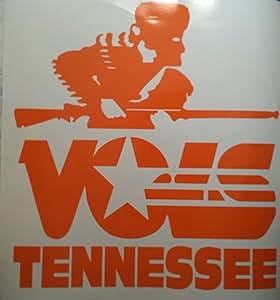 Tennessee Volunteers Rifleman Cornhole Board Decals - 2 Vinyl Cornhole Decals 2 Free Window Decals
