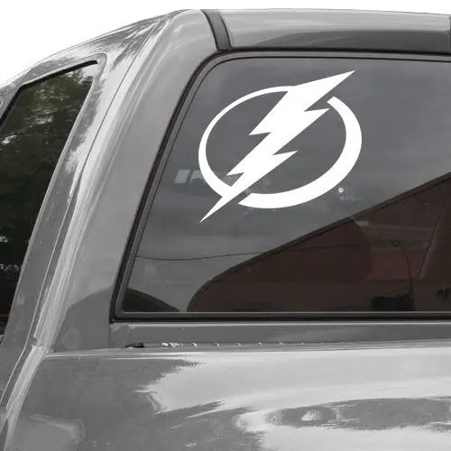 Tampa Bay Lightning WinCraft White 8" x 8" Logo Car Decal WinCraft