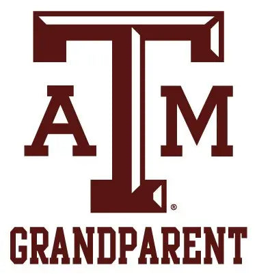 Texas A&M Aggies GRANDPARENT Clear Vinyl Decal Car Truck Sticker aTm TAM Bama