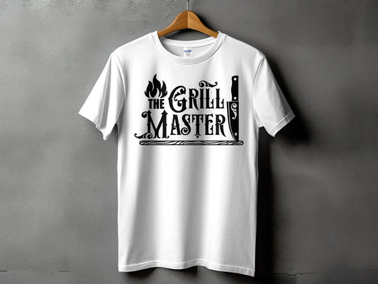 The Grill Master high-quality BBQ outdoor cooking tee-shirt - Creations Unlimited