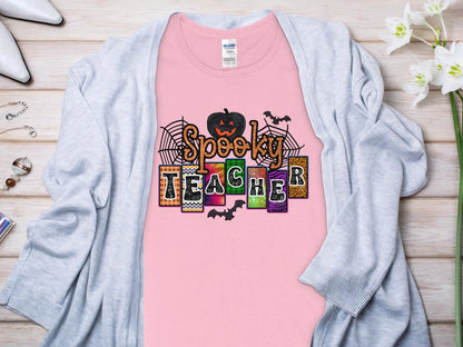 This Halloween Teacher T-Shirt is crafted from high-quality fabric in sizes to fit all shapes and size - Creations Unlimited