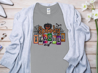 This Halloween Teacher T-Shirt is crafted from high-quality fabric in sizes to fit all shapes and size - Creations Unlimited