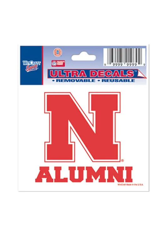 Wincraft NCAA University of Nebraska 70764091 Multi-Use Decal, 3" x 4" WinCraft